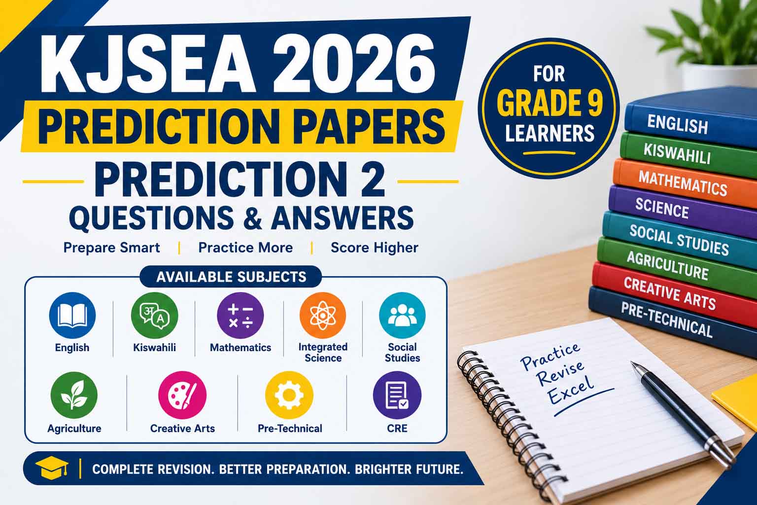 KJSEA 2026 Prediction 2 Examination Papers for Grade 9